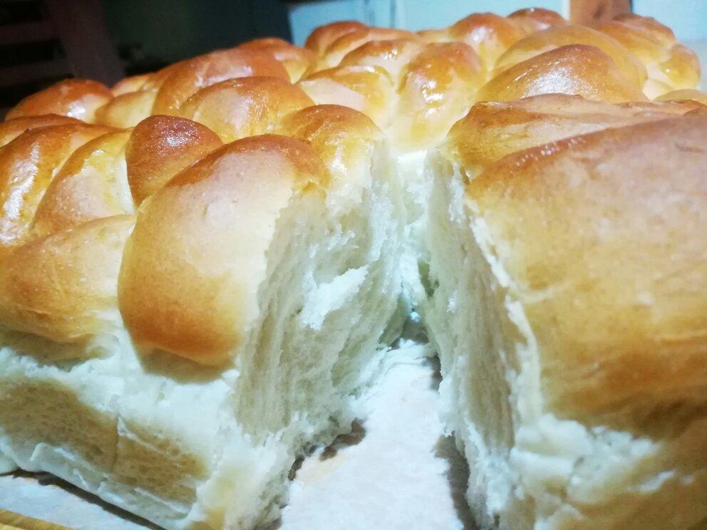 浪花点点做的纯素玉米油老面包