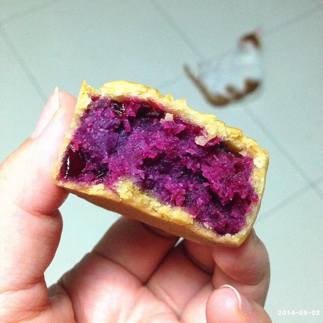 紫薯蔓越莓月饼（广月）