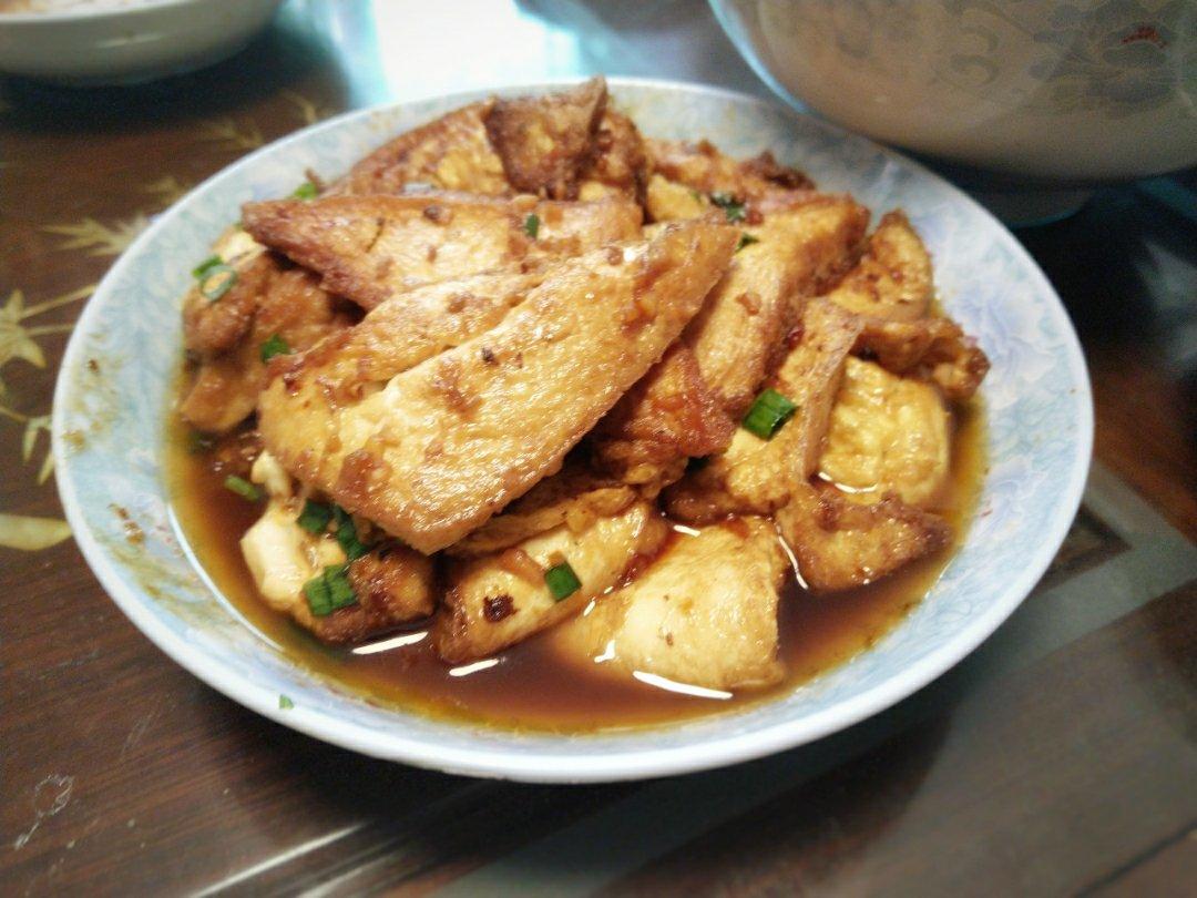 焖煎豆腐