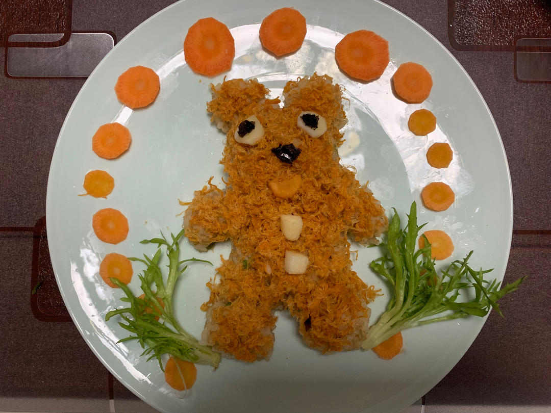 🐻泰迪熊便当🐻卡通小熊儿童餐🐻创意可爱造型肉松米饭🍱