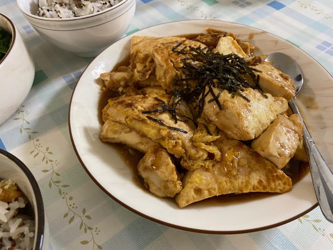 焖煎豆腐