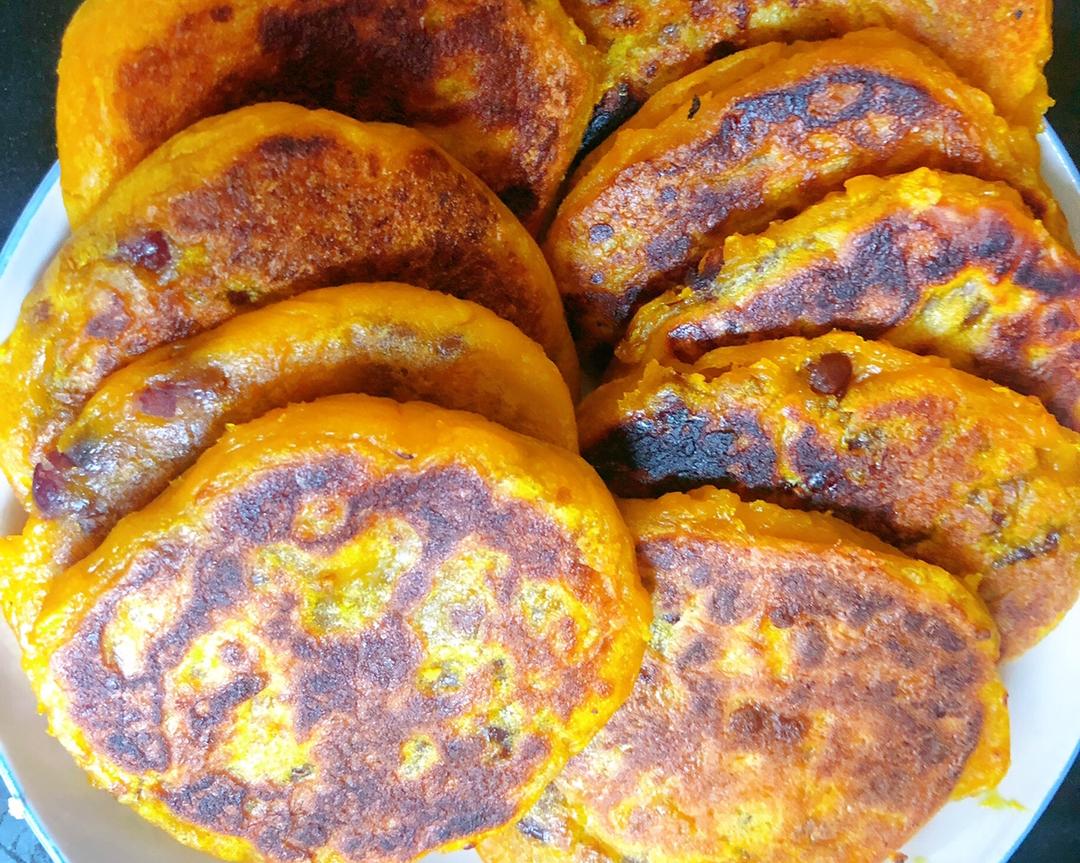 香香糯糯的南瓜红豆饼的做法