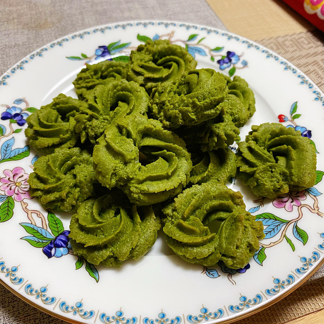 酥到掉渣❗️巨好吃黄油花环曲奇