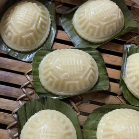健康版、少油、少糖的娘惹糕点红龟粿、闽南的红龟粿（橙薯红龟糕和绿豆仁馅）Angku Kuih