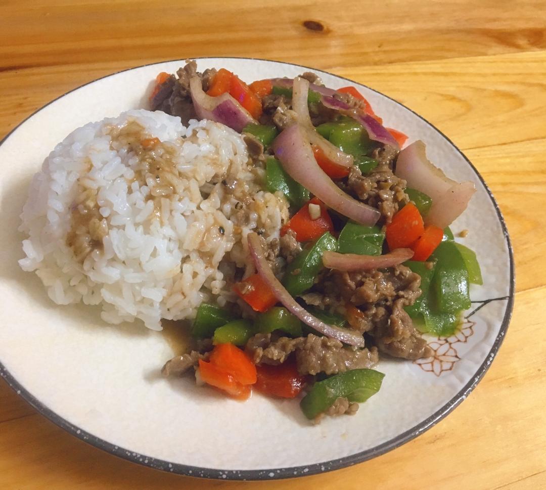 青椒炒牛肉