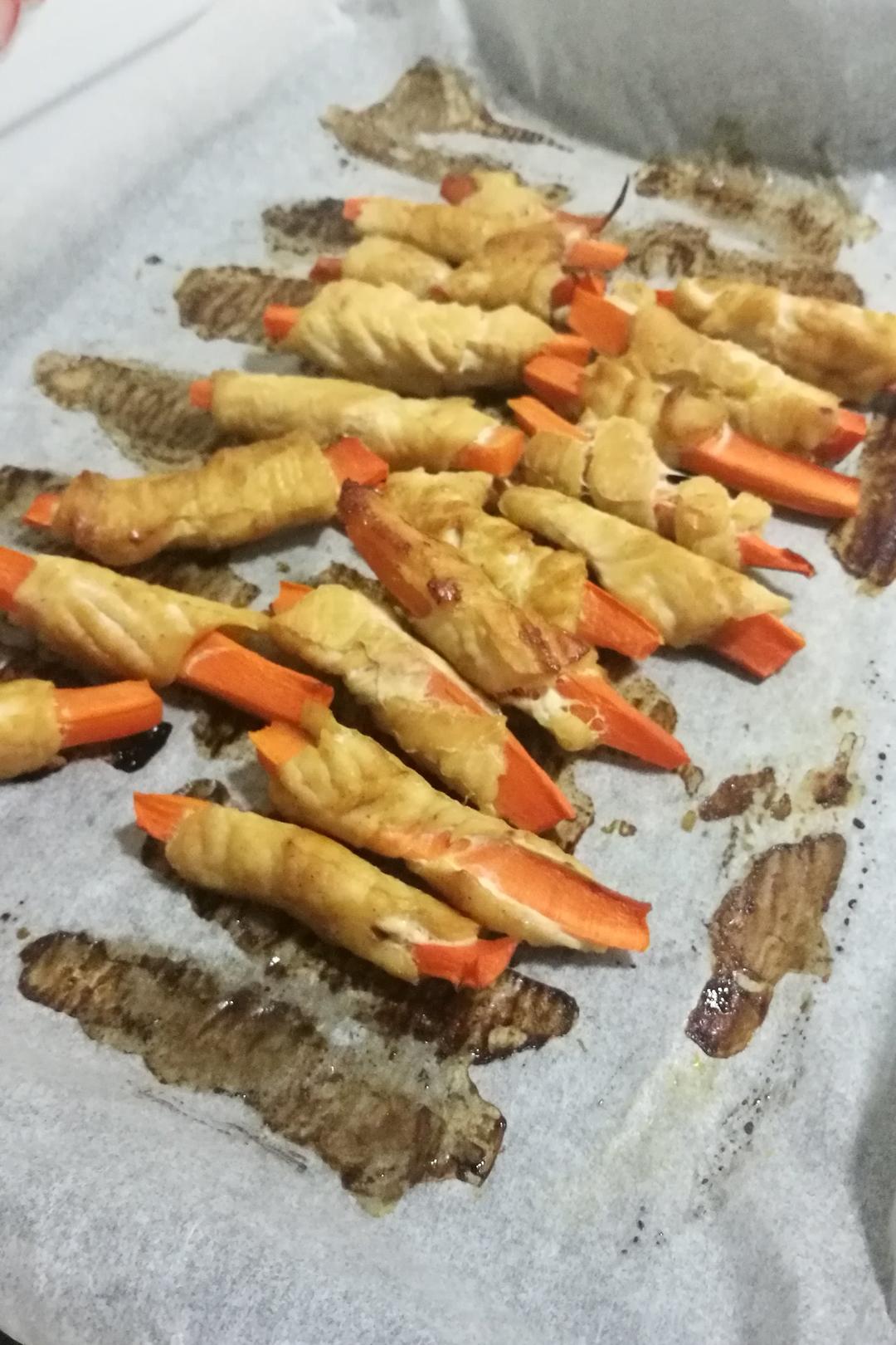 狗狗零食（鸡胸胡萝卜棒）