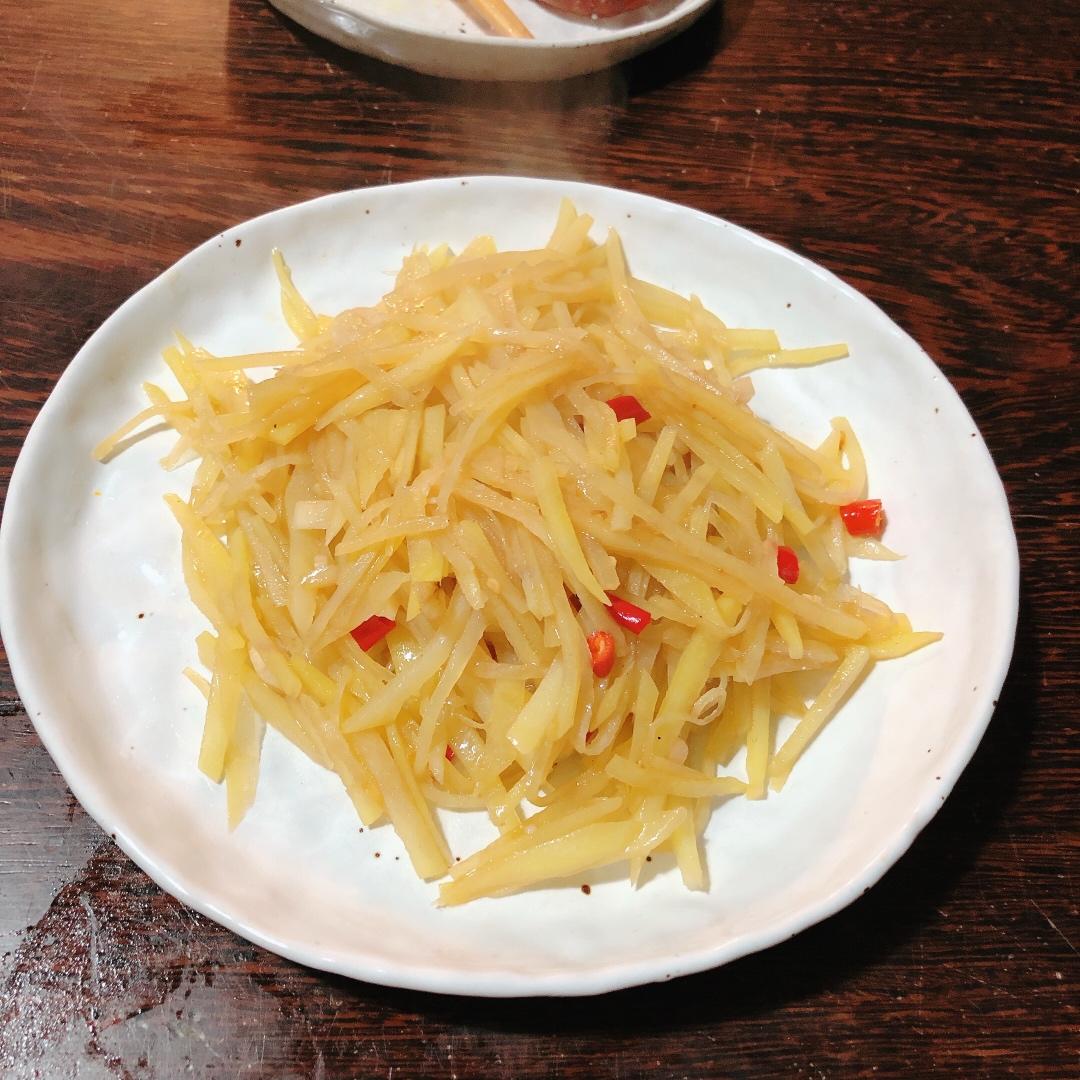 🌶️5分钟搞定“酸辣土豆丝”超级好吃开胃
