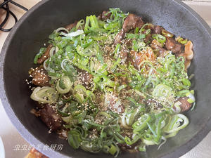 日式葱烧牛肉的做法 步骤8