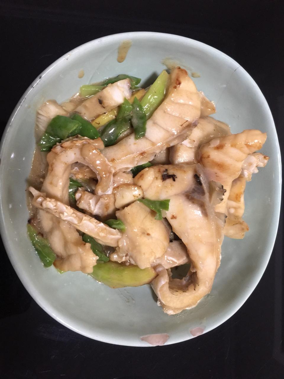 zhangli899做的爆炒脆肉皖鱼