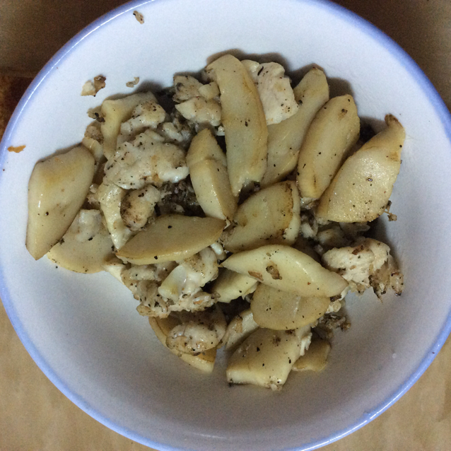 低卡减脂瘦身餐——杏鲍菇煎炒鸡胸肉