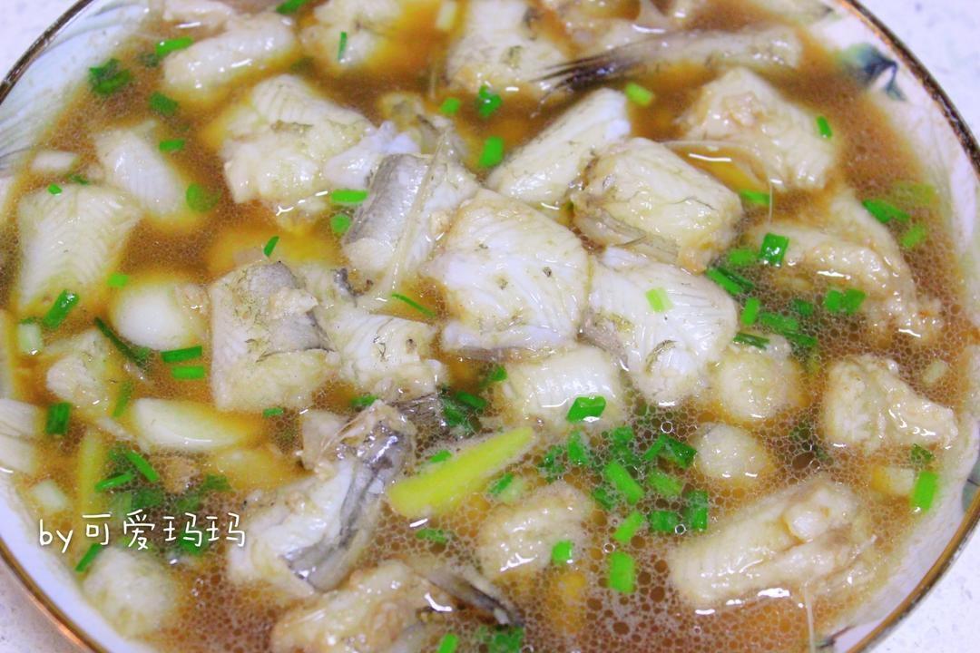 红烧豆腐鱼（水潺，龙头鱼）｜葱姜蒜烧豆腐鱼