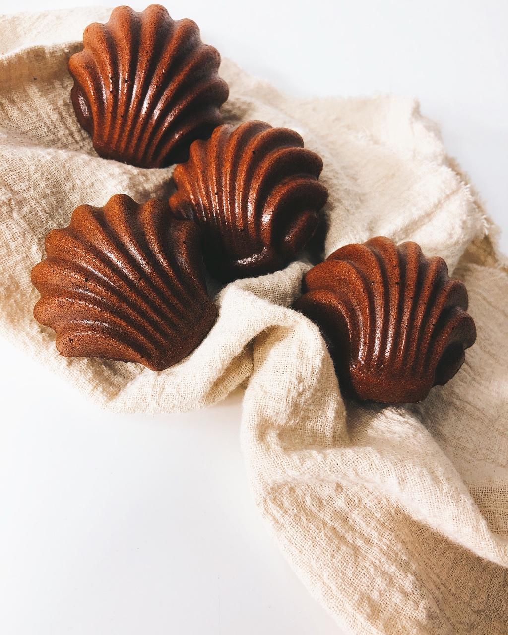 柠檬白巧克力玛德琳