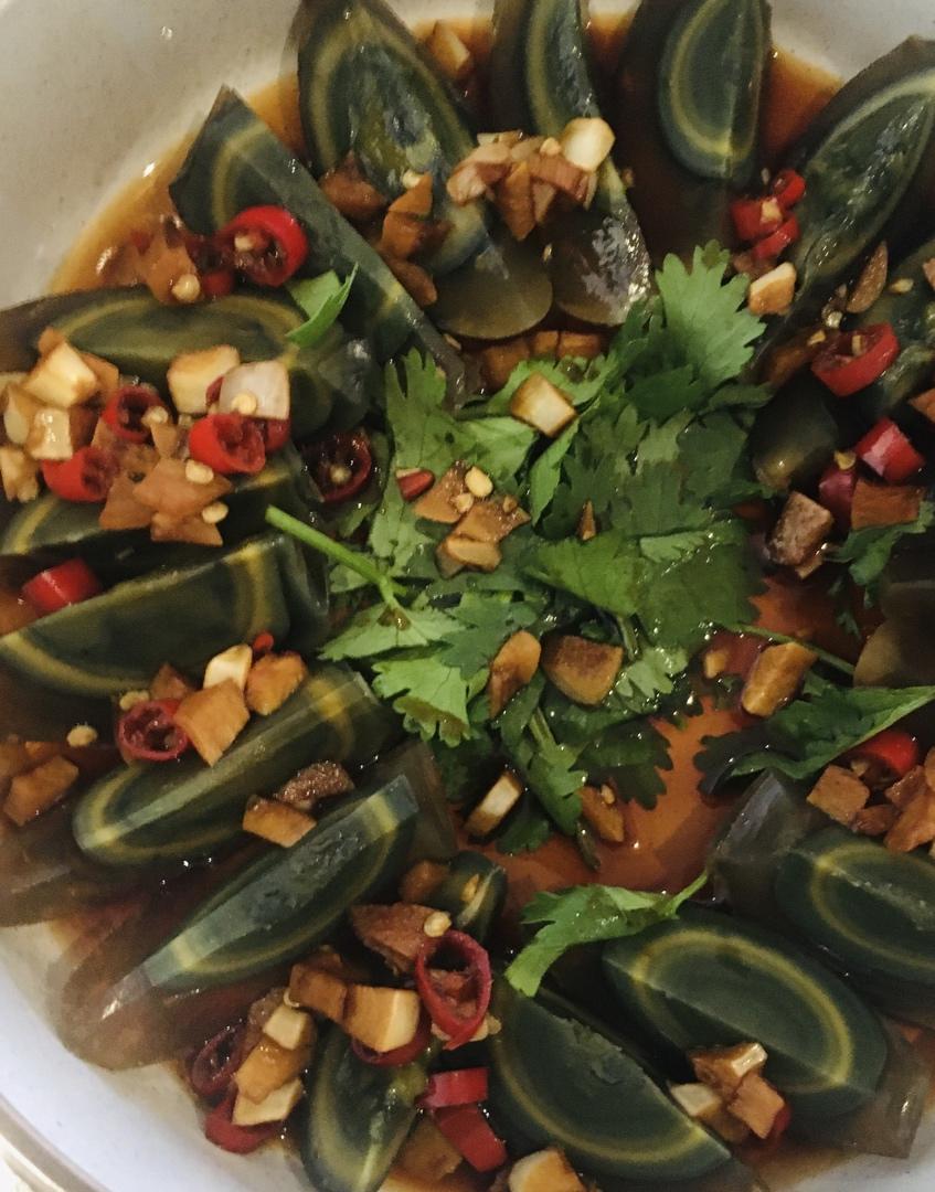 零难度传统开胃小菜-凉拌皮蛋🥚