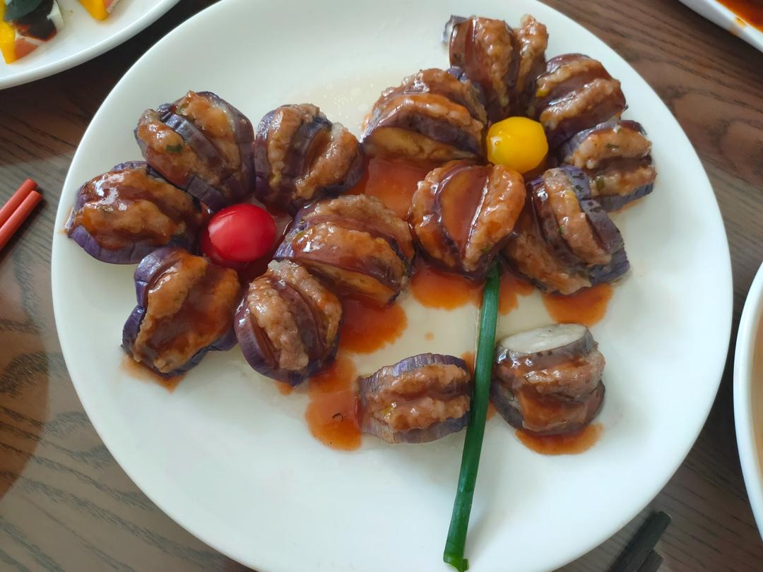 新年很给面的菜～茄子百合花