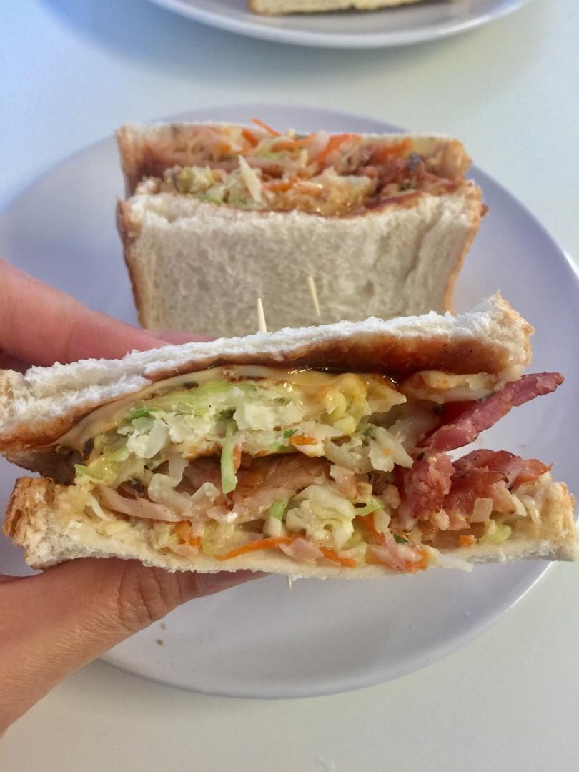 吐司三明治🥪爱心早餐❤️