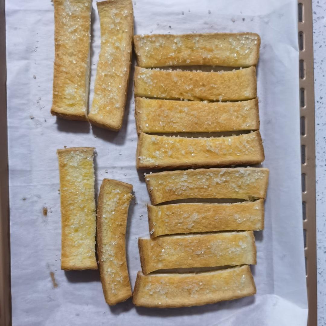 黄金烤吐司🍞条｜太香了