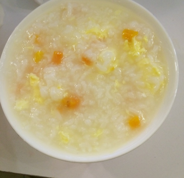 胡萝卜香菇鸡蛋粥
