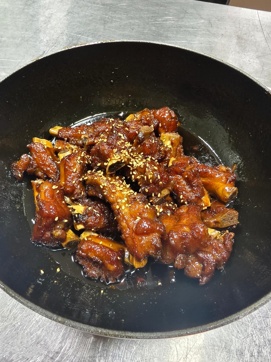 糖醋排骨/糖醋小排（不放油）（12345口诀做出正宗上海本帮）