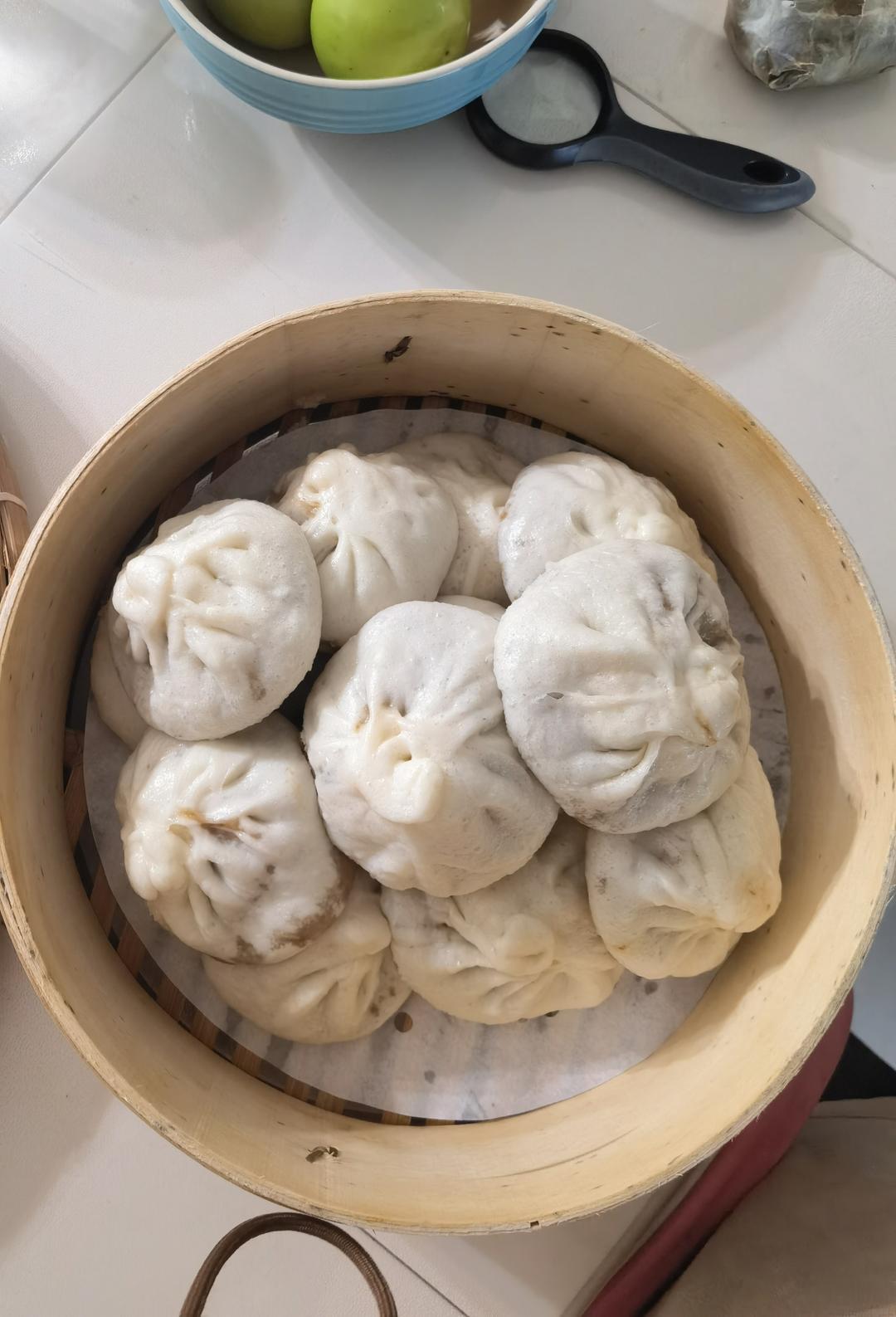 【酱香大肉包】超喧软的一次揉面一次发酵法
