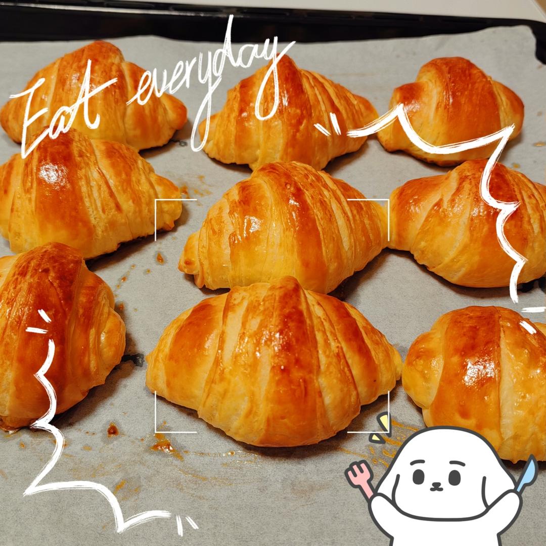 超级详细的可颂牛角包教程