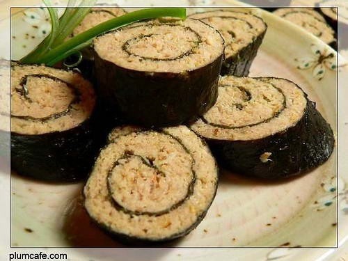 蒜香海苔肉卷