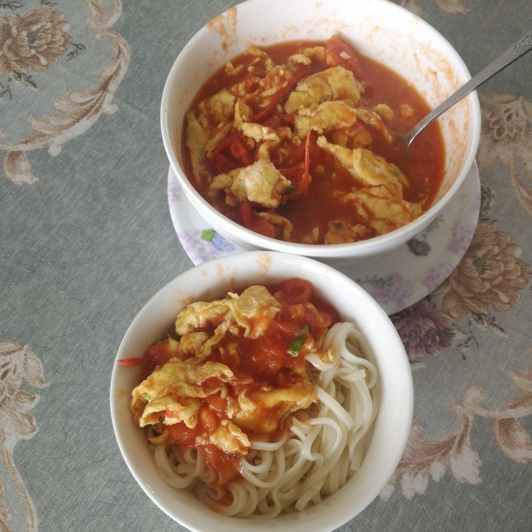 西红柿鸡蛋打卤面