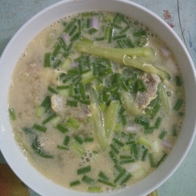 蘑菇白菜瘦肉汤