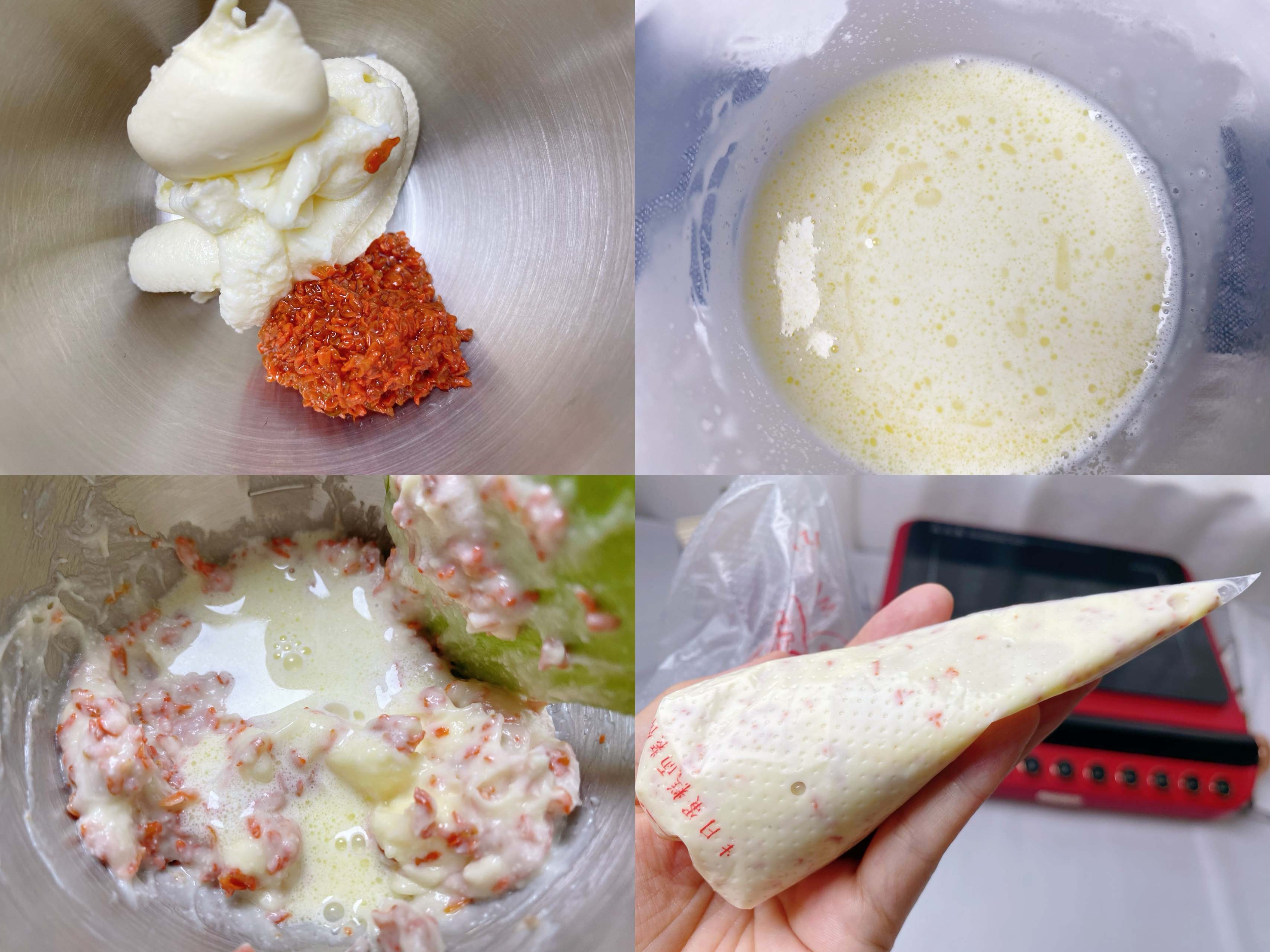乳酪流心绿豆糕，原味乳酪、椰香芒果、茉莉抹茶、桂花乌龙，一次教你四种口味，夏日必备小甜点～的做法 步骤13