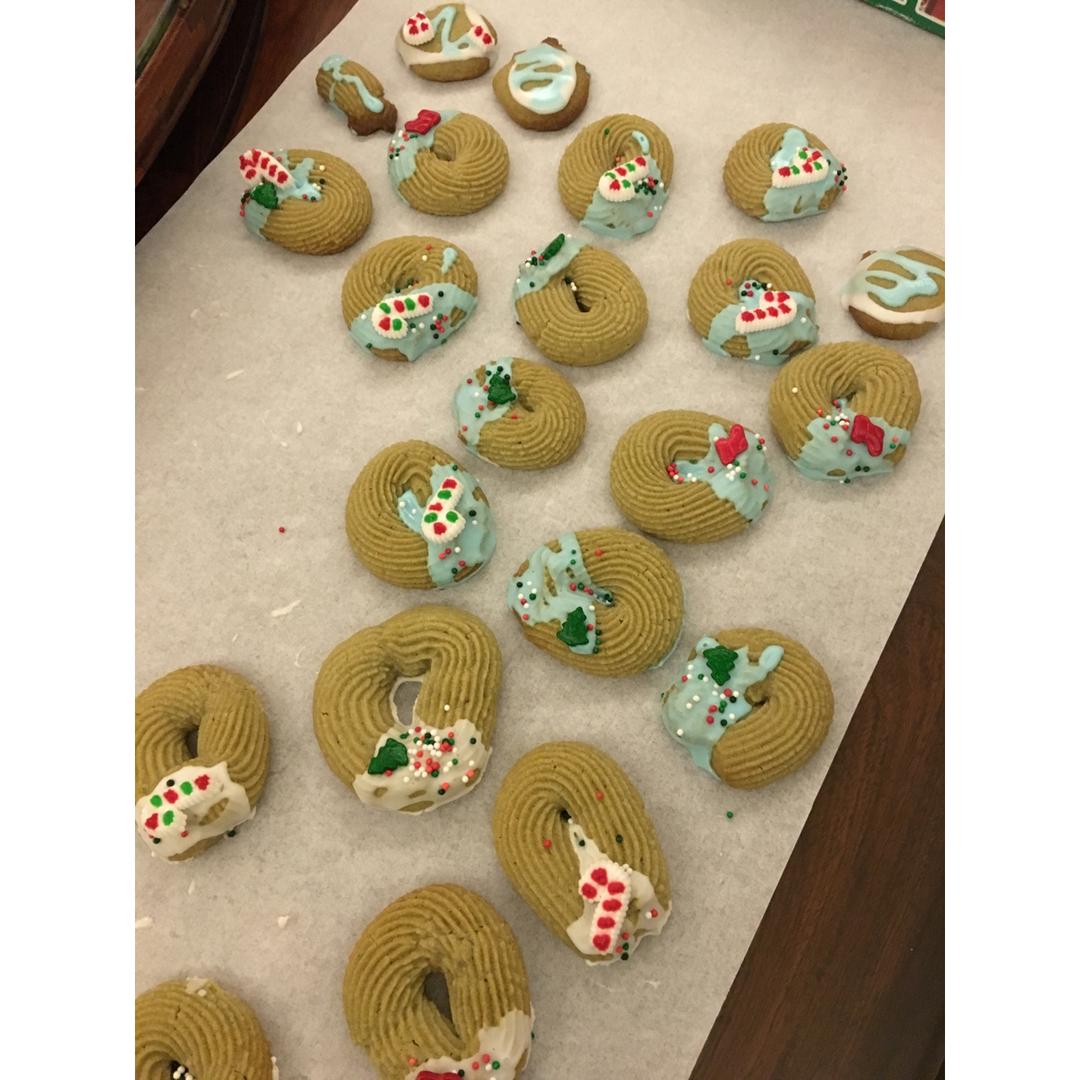 【圣诞】花环小曲奇 Christmas Wreath