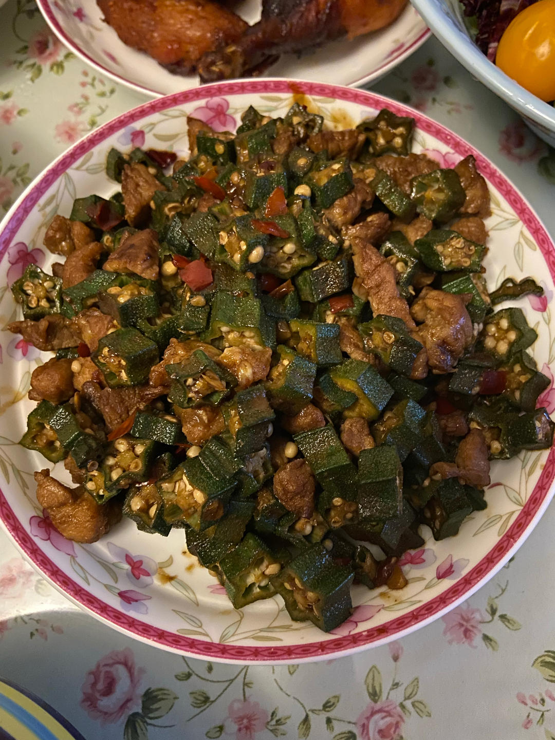 秋葵炒肉(超下饭！)