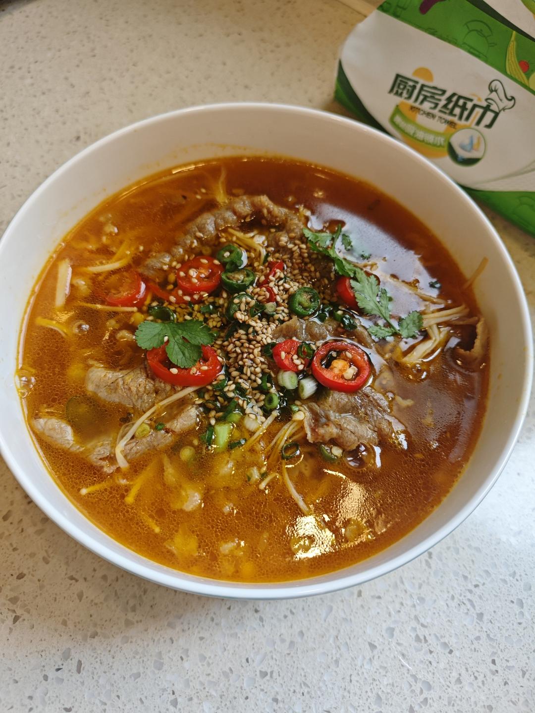 酸汤肥牛（超简单）