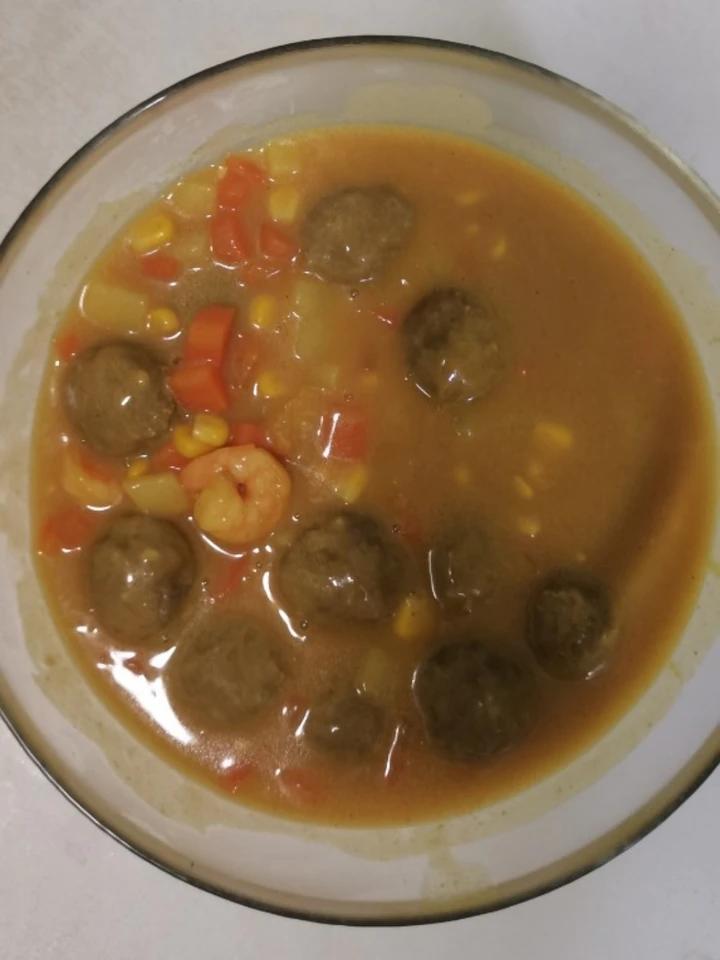 咖喱yyds！咖喱牛肉丸呀！