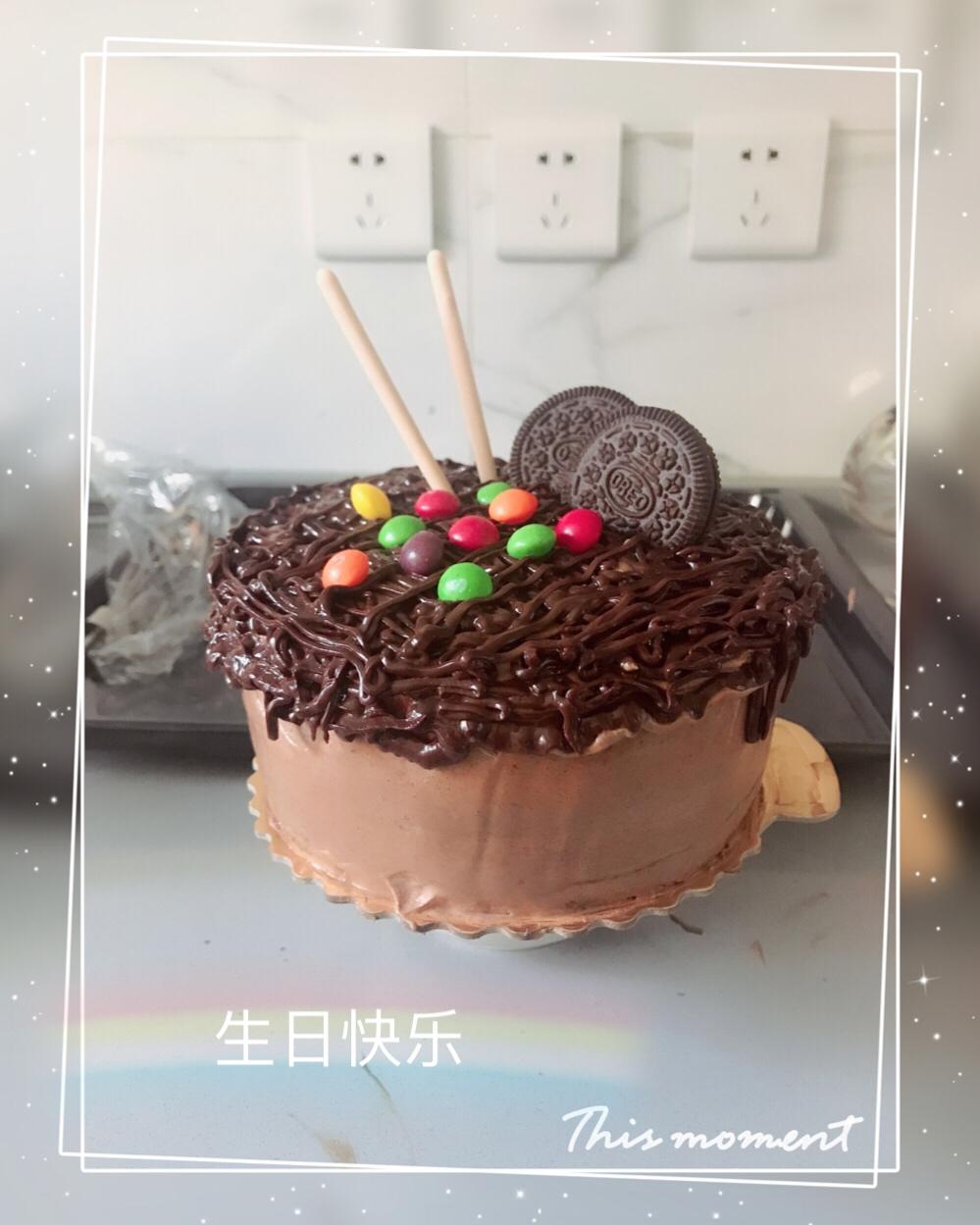 （视频菜谱）滴落巧克力蛋糕
