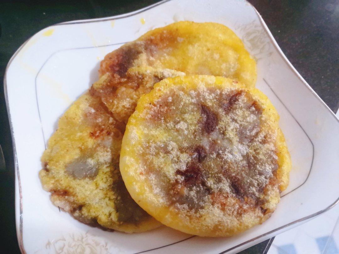 快手糯米豆沙饼