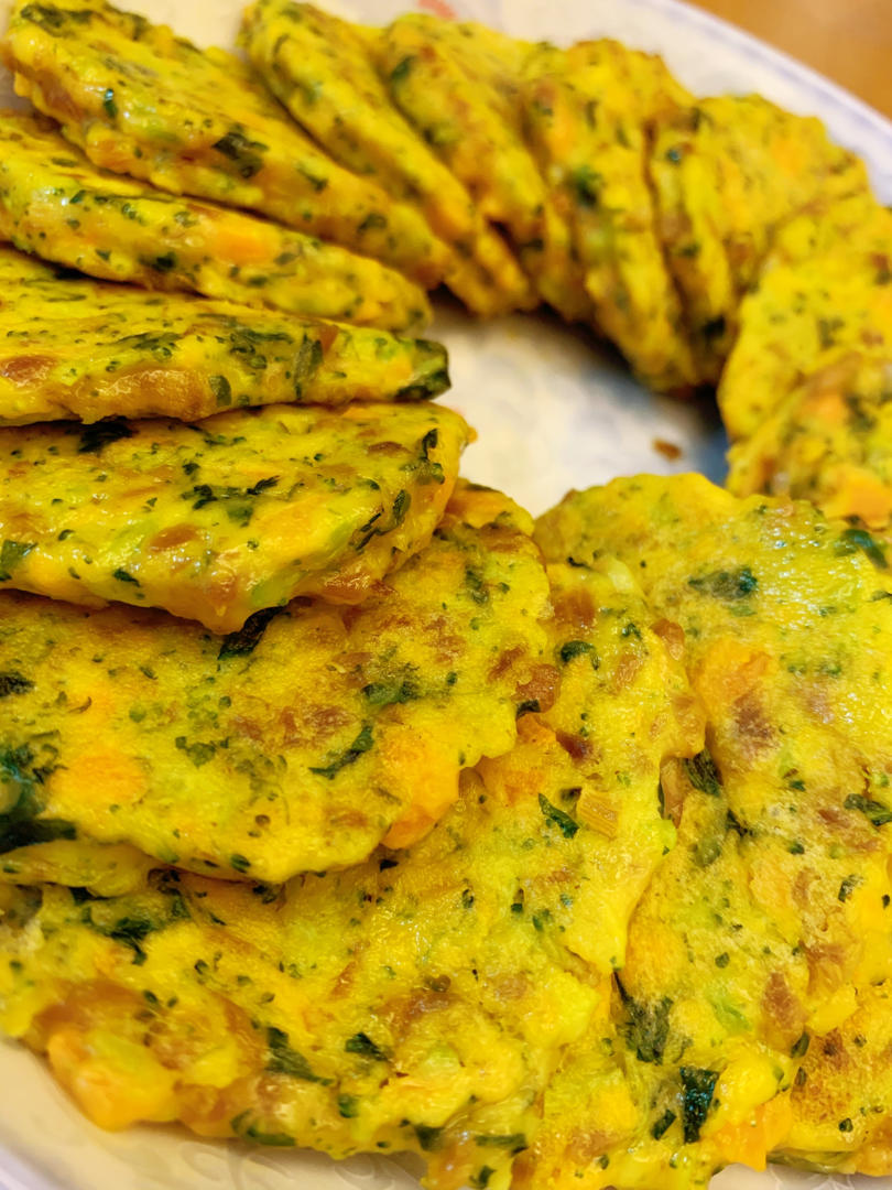 超级香的牛肉蔬菜小饼辅食9m➕15