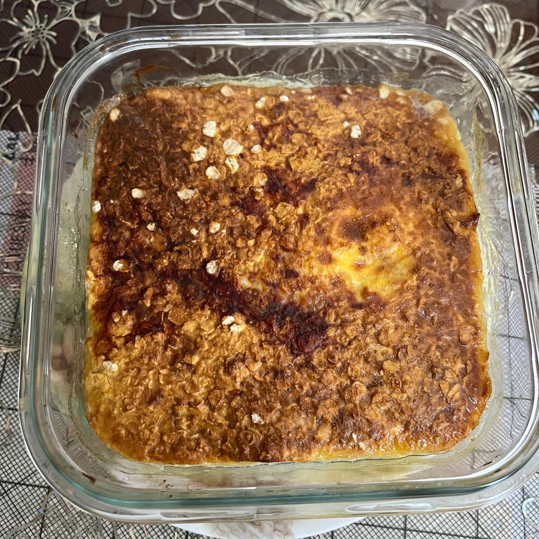 无糖低脂香蕉烤燕麦