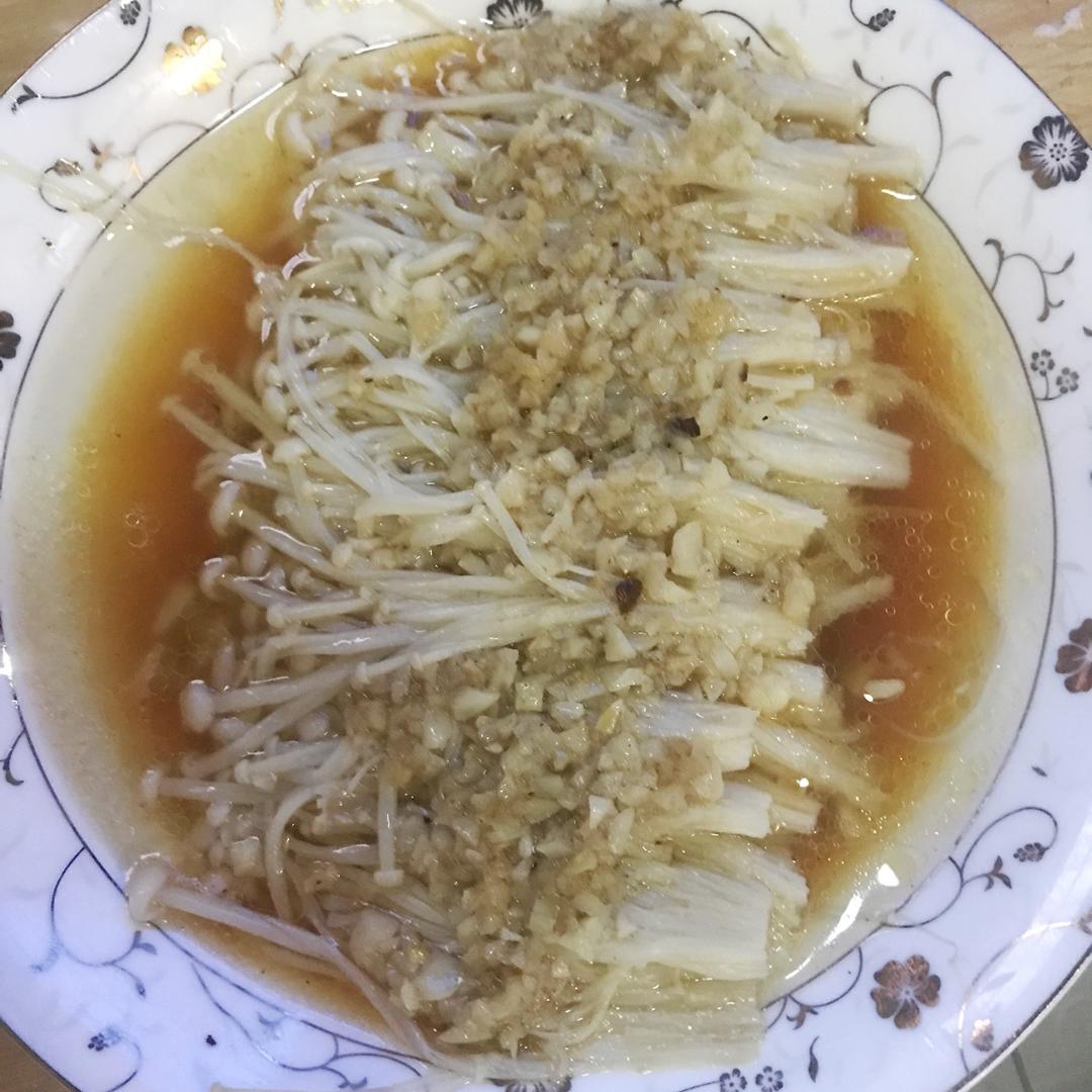 蒜蓉蒸金针菇