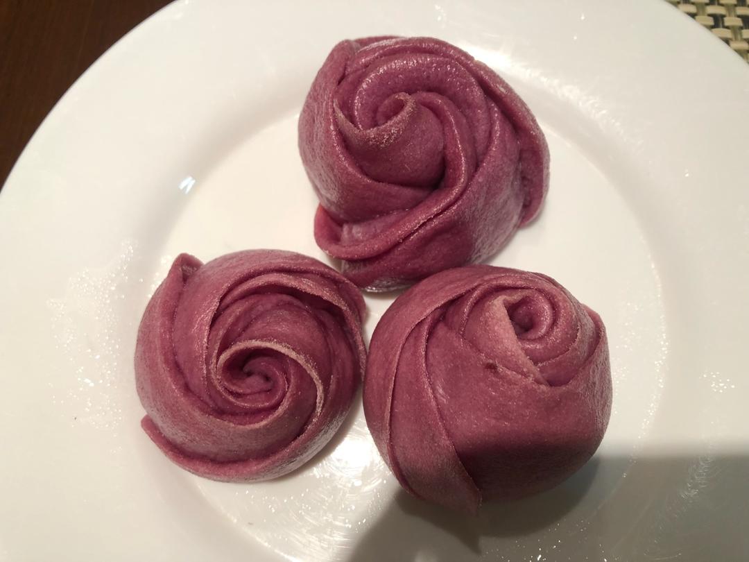 玫瑰花馒头