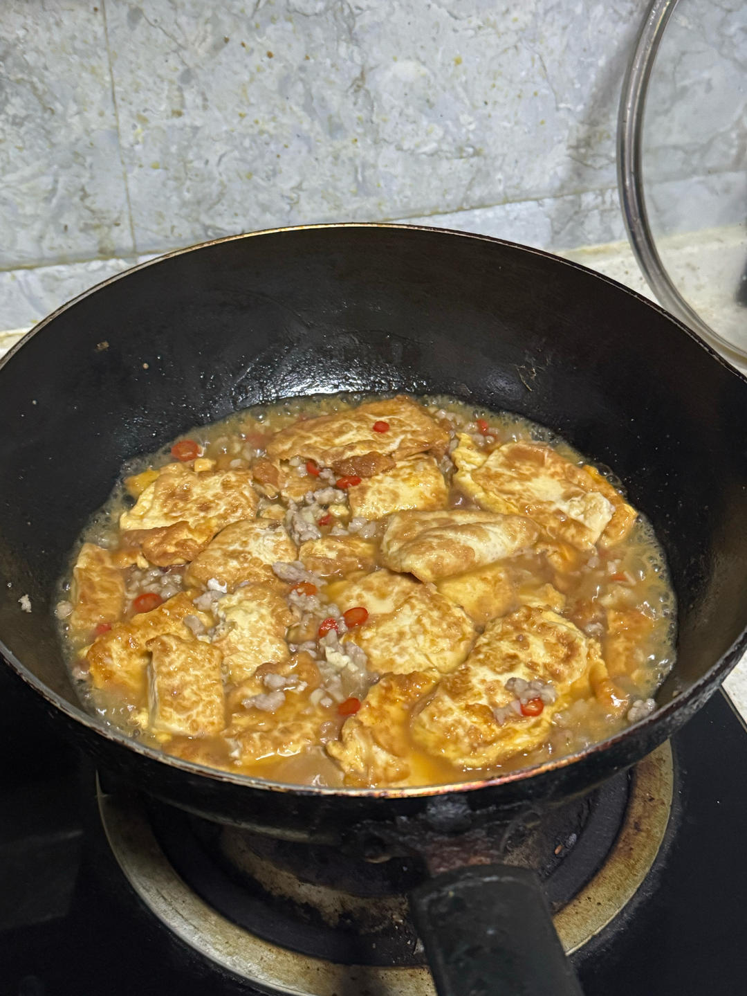 外焦里嫩的香煎豆腐