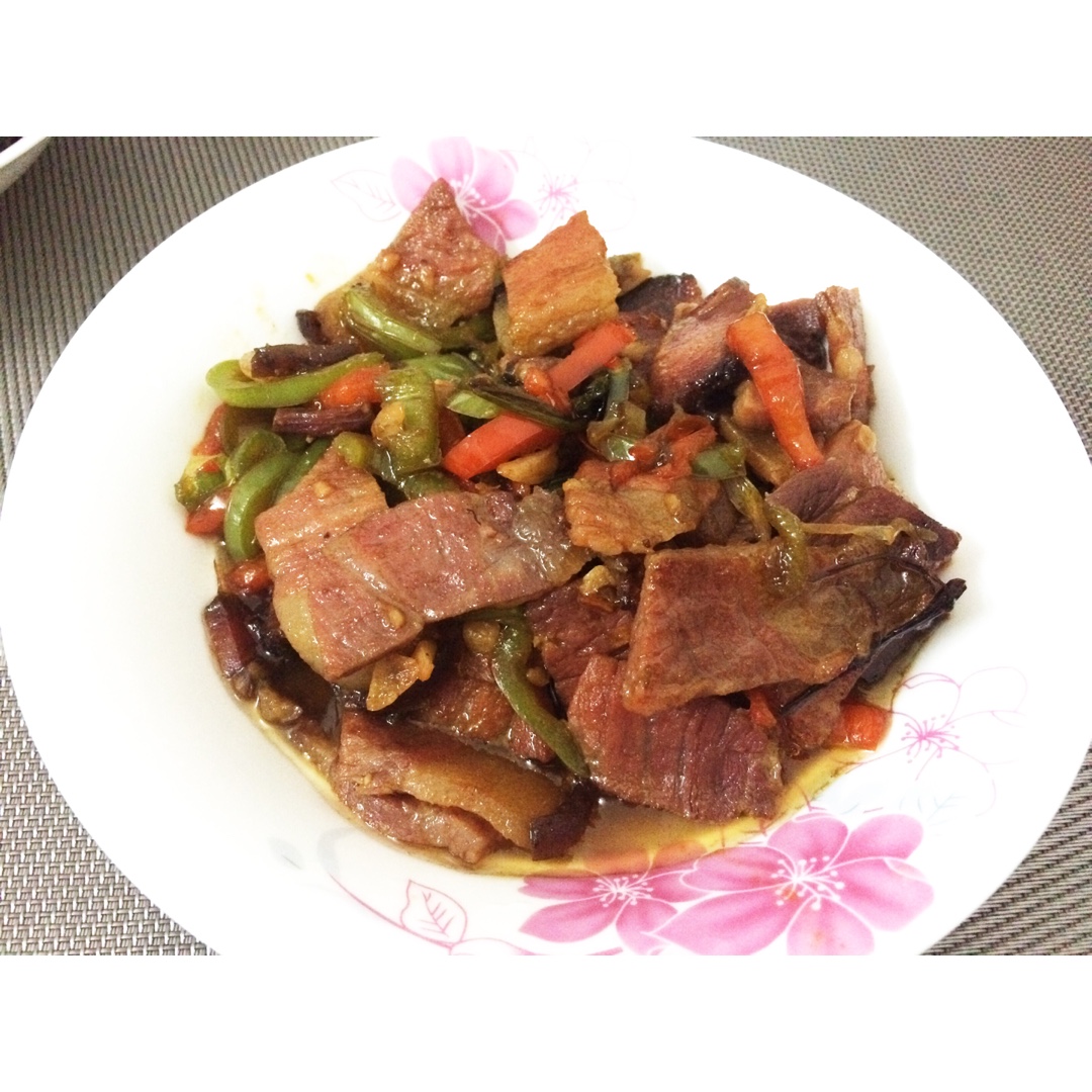 青椒腊肉