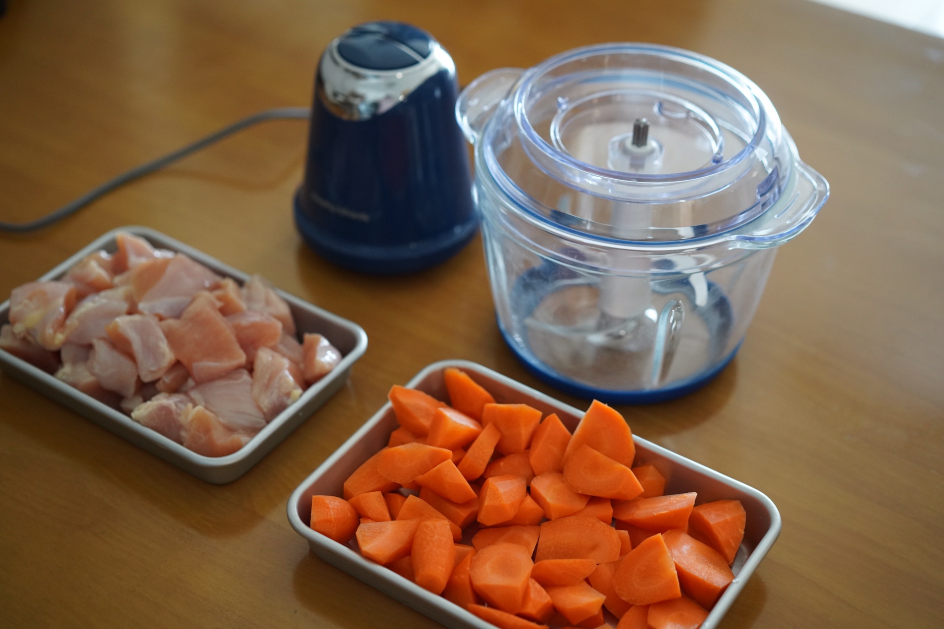 胡萝卜🥕鸡肉丸子的做法 步骤2