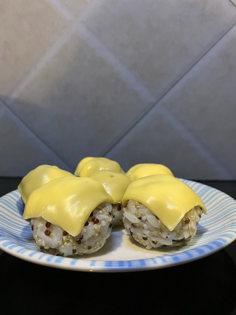 芝士就是力量【芝士肉松小饭团】