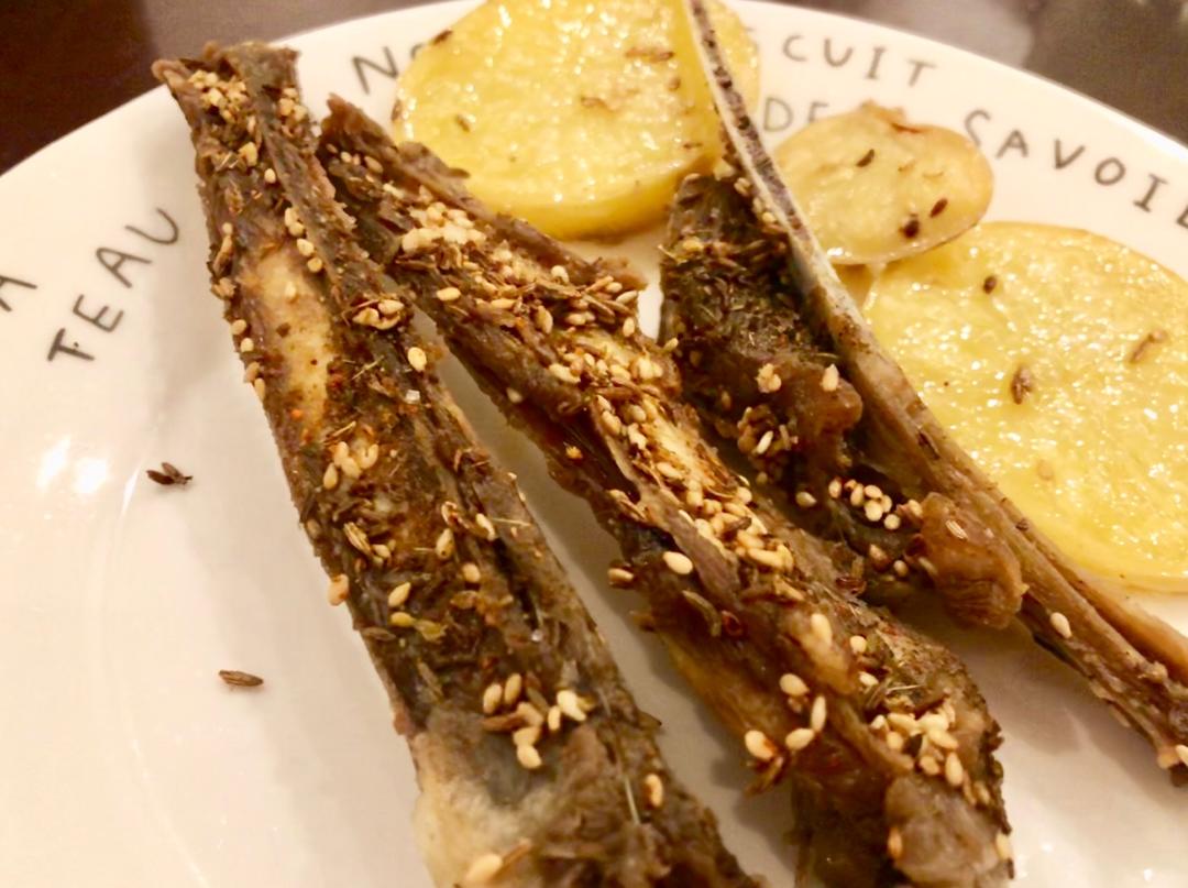 地道蒙餐：烤羊排(家用烤箱版)