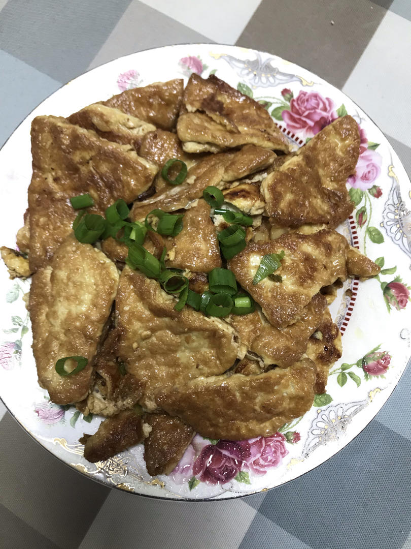焖煎豆腐