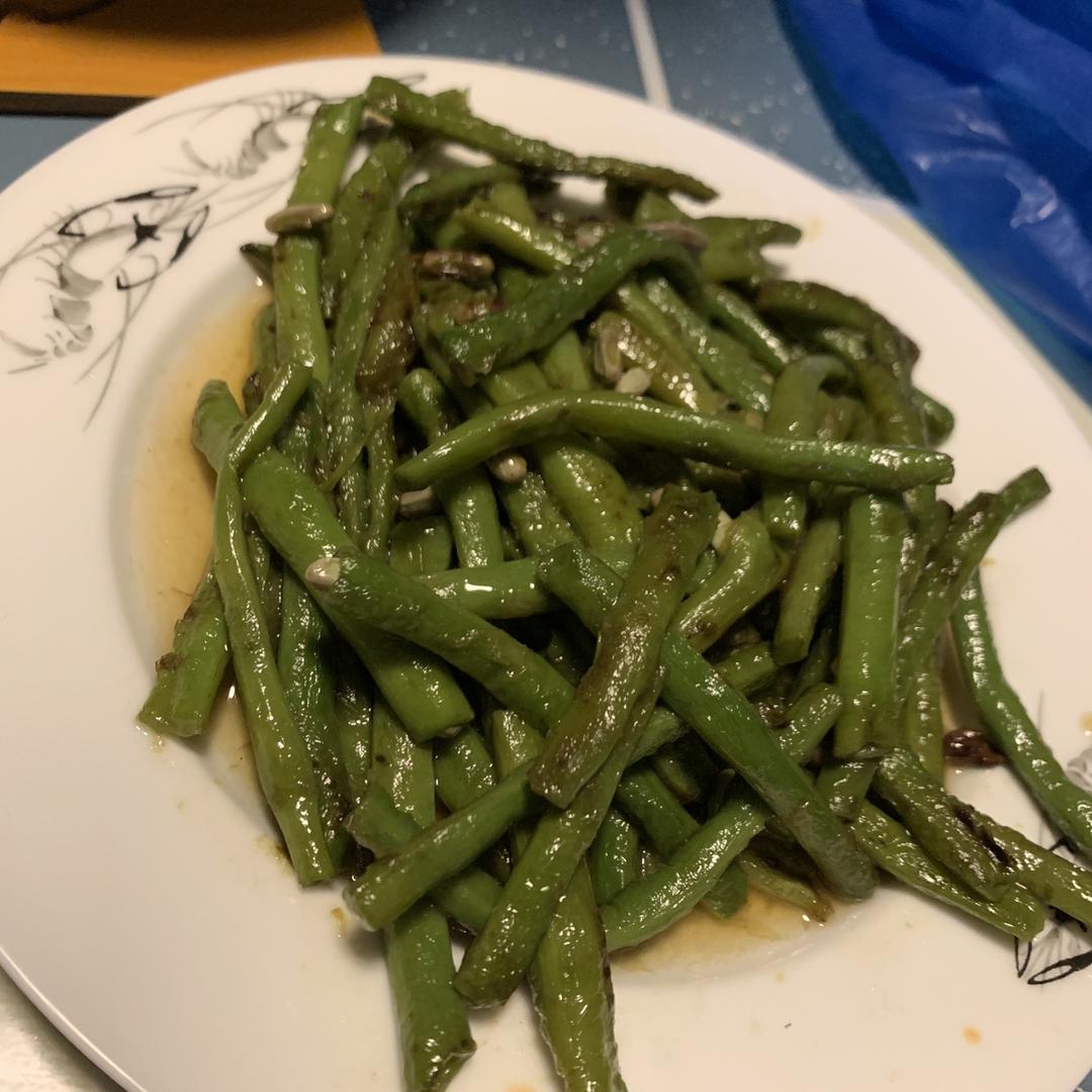缸豆炒肉末
