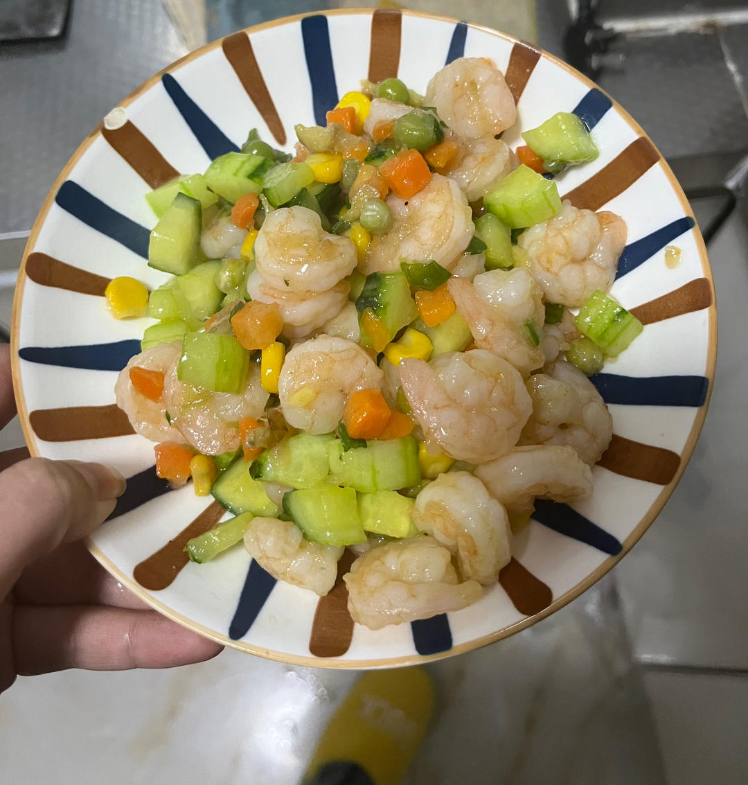 黄瓜炒虾仁