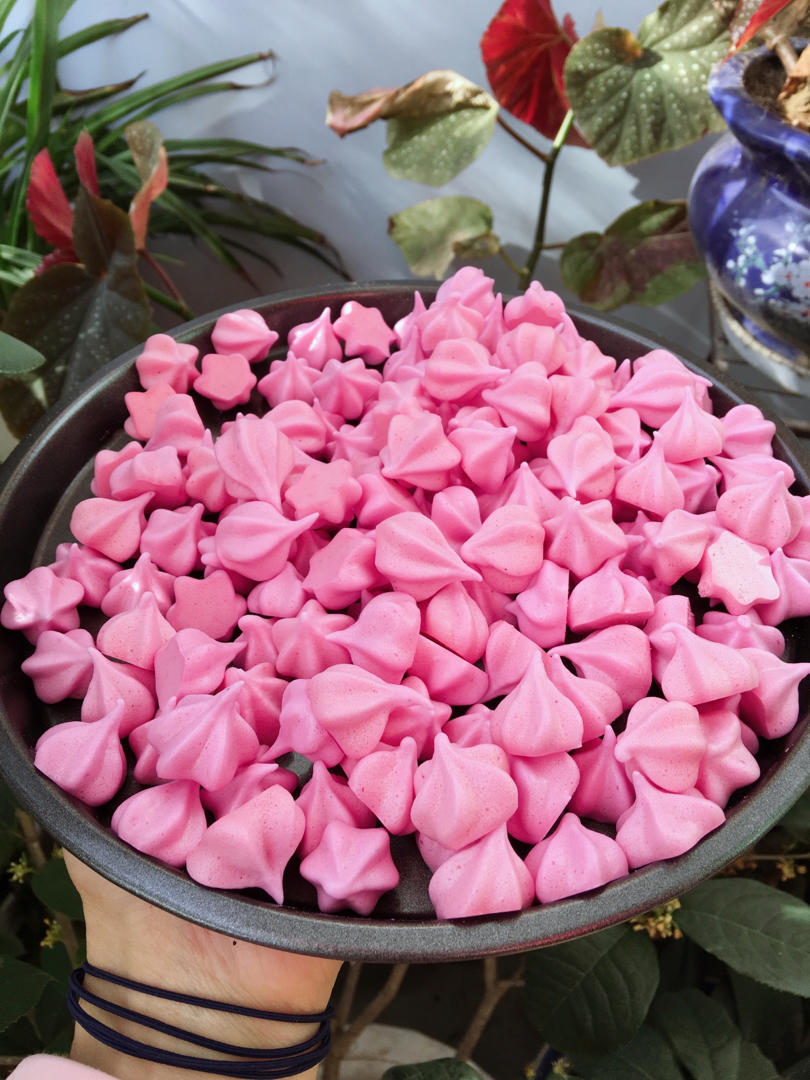 百分之九十九成功的专业版火龙果溶豆做法附蛋白霜打发视频