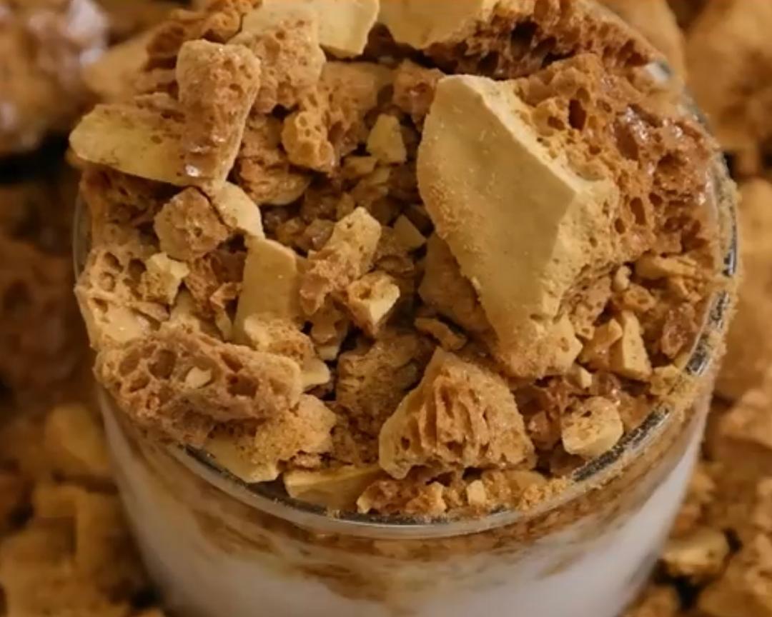 dalgona焦糖碎的做法