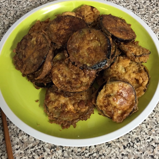 香煎茄盒