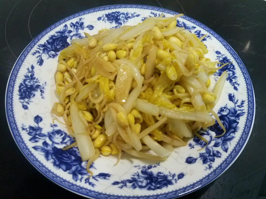 乱炒豆芽娃娃菜
